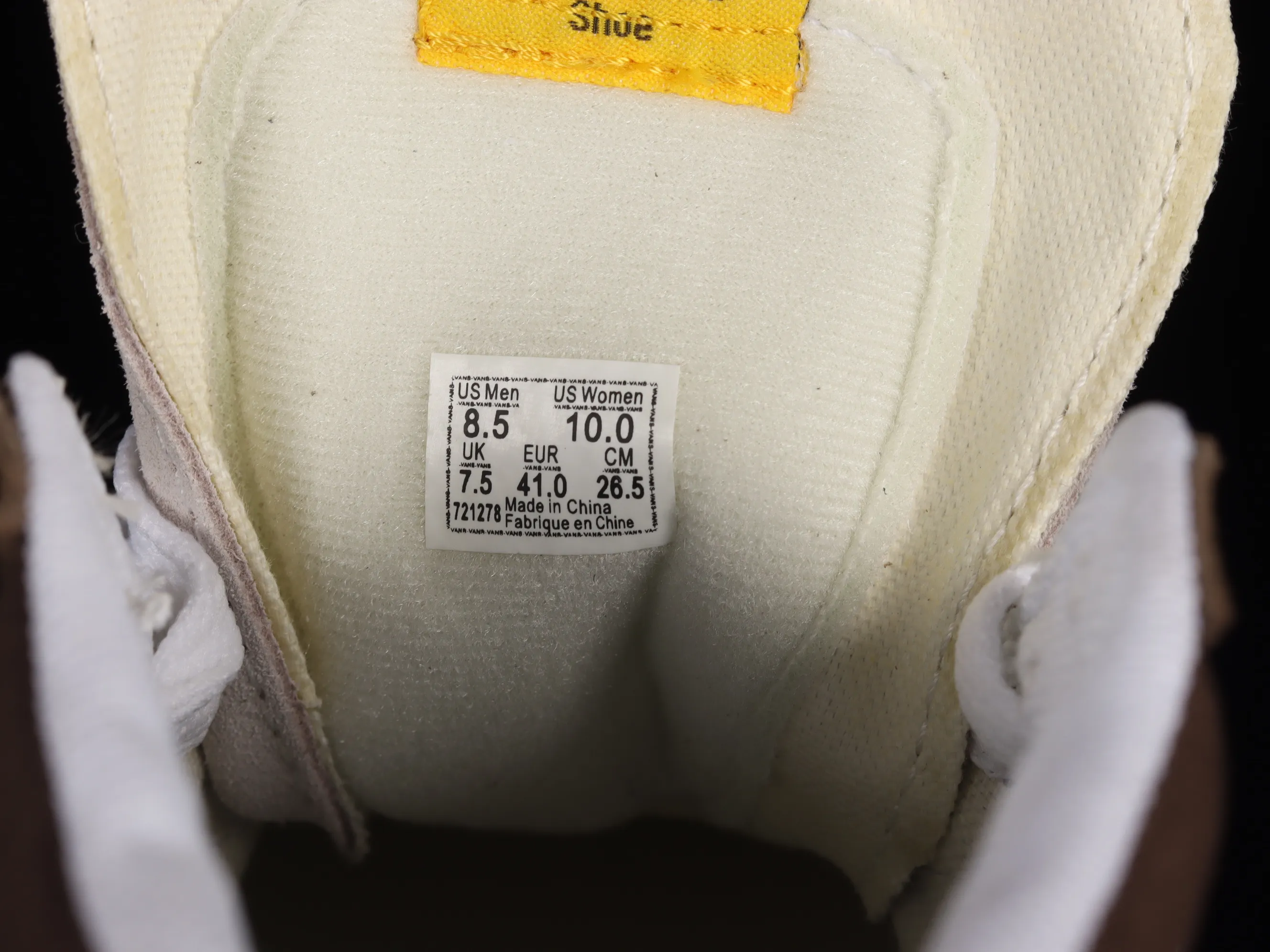 All categories Vans Vans series Vans Hi Vans high-top Vans Sk8-Hi Reissue VR3 environmentally friendly theme high-top casual sneakers VN0A5EE3B76
